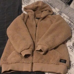 Obey Teddy bear hoodie jacket